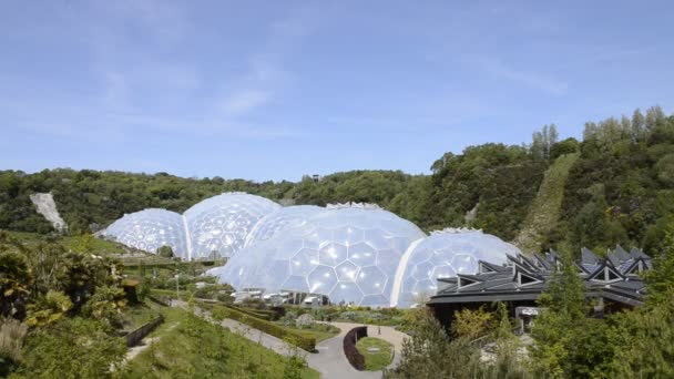 Корнуолл Англия Великобритания Июня 2023 Года Эко Парк Проекта Eden — стоковое видео