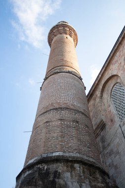 İstanbul, Türkiye 'deki Ulucami Camii' nin minaresi. Cami Bursa 'daki en büyük camidir..