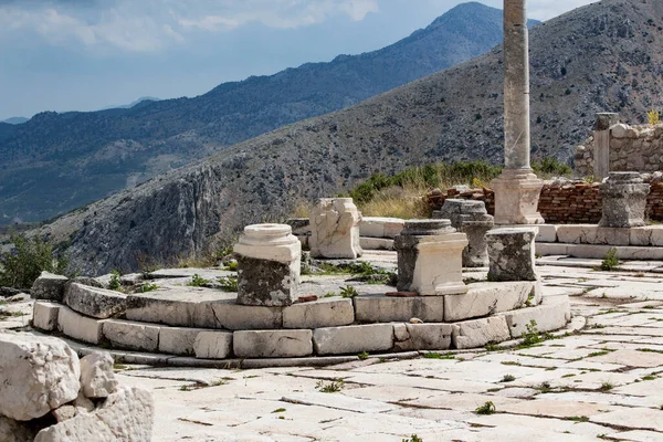 サガラソス遺跡 Sagalassos 古代都市サガラソス遺跡 歴史的柱 トルコの遺跡である — ストック写真
