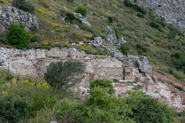 Руины Сагалассоса Археологическое Место Руины Древнего Города Сагалассос Исторические Колонны — стоковое фото
