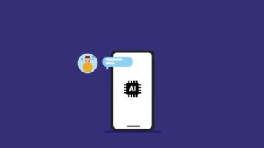Sohbet et ve internetten mağaza uygulamasını mor ekranda al. Verileri sosyal medya e-ticaret ağında sohbet baloncuğunda sorun. Metin satıcısının akıllı yaşamına yardımcı olan diyalog metinlerindeki robotlarla sohbet. Yüksek kalite FullHD