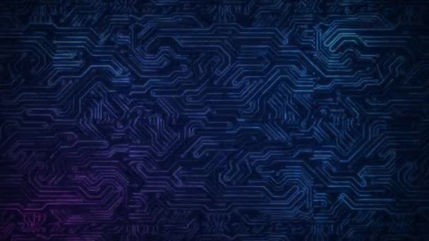 인공지능 컴퓨터 Artificial Intelligence Quantum Computer Technology Concept 고품질 — 비디오