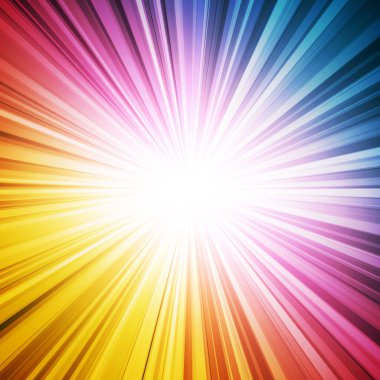 Abstract rainbow light background