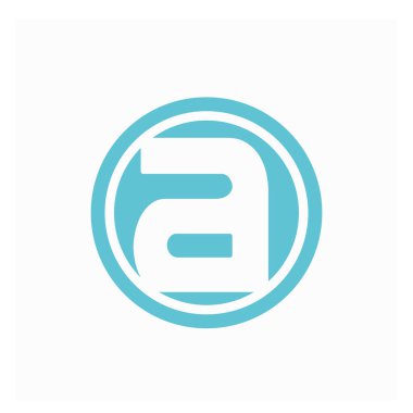 V harfi A VA Av logosu üçgen tasarım illüstrasyon vektörü