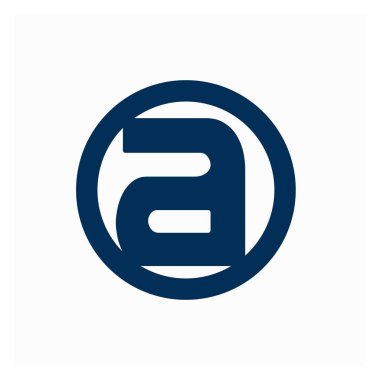 V harfi A VA Av logosu üçgen tasarım illüstrasyon vektörü