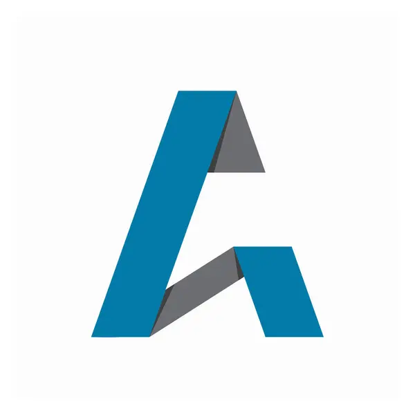 V harfi A VA Av logosu üçgen tasarım illüstrasyon vektörü