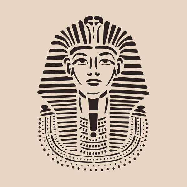 Pharaoh, King Of Egypt design illustration