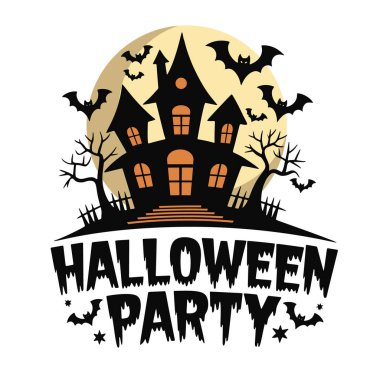 Cadılar Bayramı lanetli evi, yarasalar ve dolunay, Cadılar Bayramı partisi.