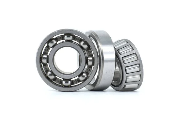 Ball Bearing Tapered Roller Bearing Isolated White Background — Stock Photo, Image
