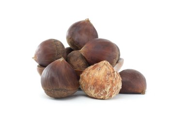 Explore the beauty of freshly harvested chestnuts, perfect for seasonal recipes and culinary inspiration. clipart