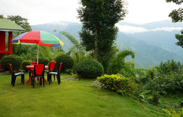 Vista Maravilhosa Lungchok Offbeat Vila East Sikkim — Fotografia de Stock