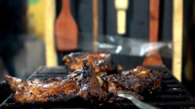 Kömürde Tavuk Tandoor Yapımı