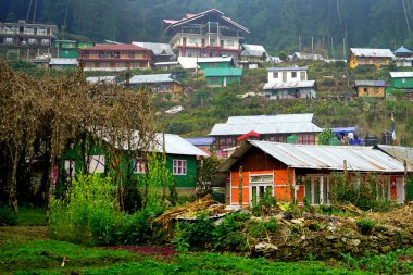 A OFFBEAT VILLAGE IN KALIMPONG DURING SILK ROUTE TOUR AT SIKKIM clipart