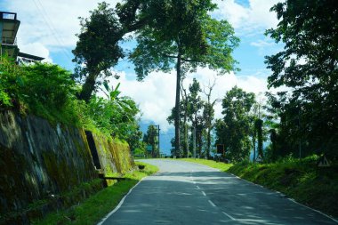 Yeşil Doğa ile Kuzey Bengal 'in Himalaya yolları