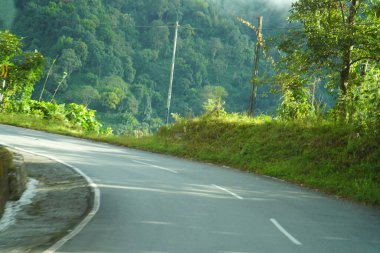 Himalaya Sıradağ Köyü Yolu ve Yeşillik Doğası 3