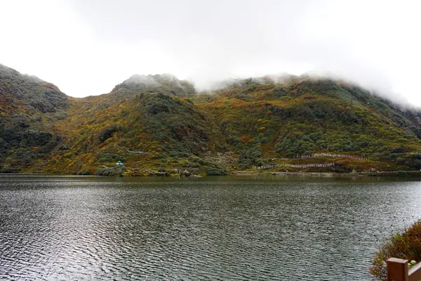 stock image Tsomgo lake or Changu lake at East Sikkim During October