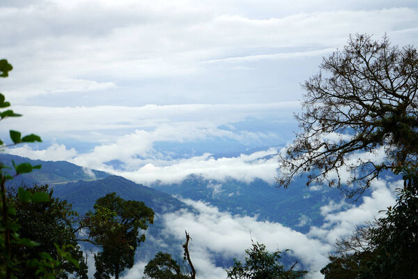 View of Cloud formation in Mountain of North Bengal
