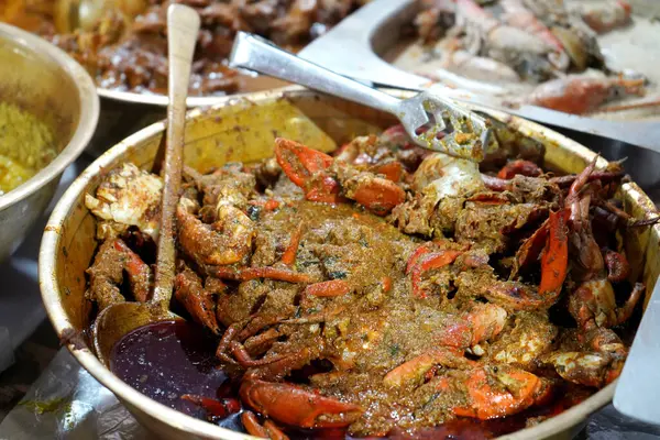 stock image Delicious Crab Curry is ready to Serve