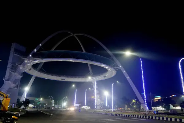 Stock image Hanging Restaurant at Kolkata Biswa Bangla Gate Newtown