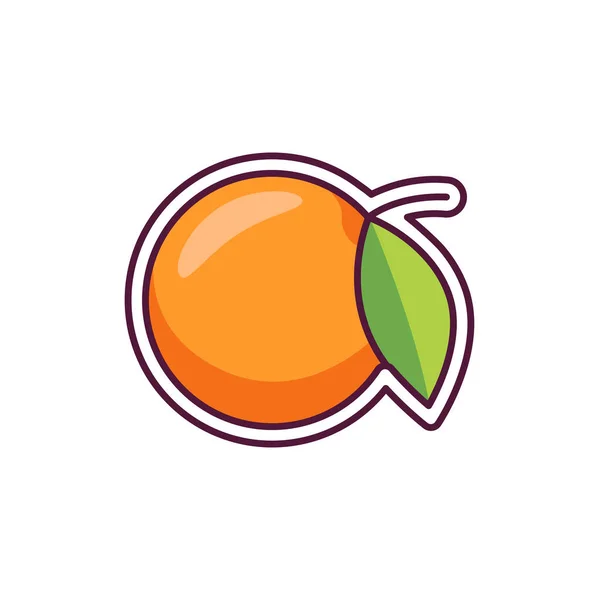 オレンジ色のスロットカラーラインアイコン ギャンブルカジノ ウェブページ モバイルアプリ プロモーションのためのピクトグラム — ストックベクタ