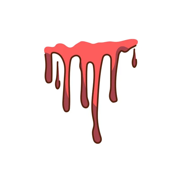 Blutfluss Farbe Linie Symbol Spendenkonzept Piktogramm Für Webseite Mobile App — Stockvektor