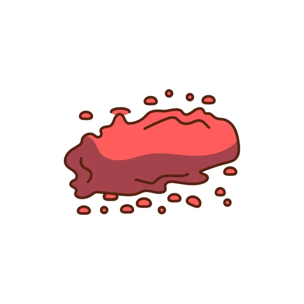 Басейн Значка Кольору Крові Концепція Кровотечі Травм Піктограма Веб Сторінки — стоковий вектор