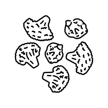 Brokoli renkli çizgi simgesi. Doğal sebze. Web sayfası, mobil uygulama, tanıtım için resim grafiği.