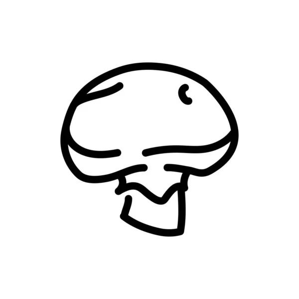 Champignon Color Line Icon Mushrooms Pictogram Web Page — Image vectorielle