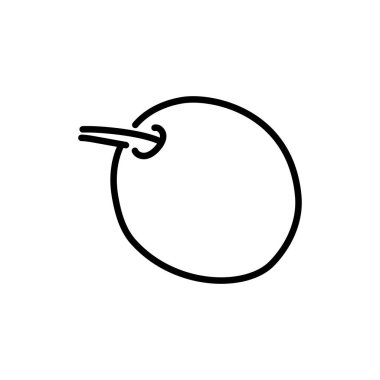 Grape color line icon. Organic detox food.