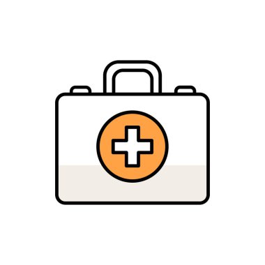 First aid box  color line icon. First aid. 