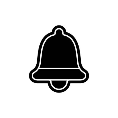 Bell slot color line icon. Gambling casino. 