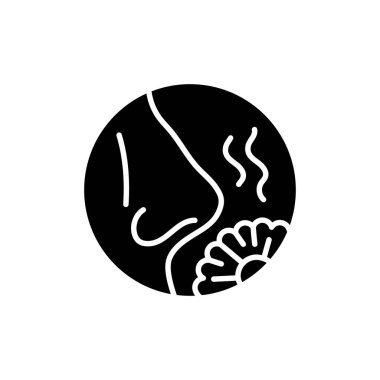 Aroma of flowers color line icon. Pictogram for web page