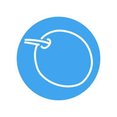 Grape color line icon. Organic detox food.