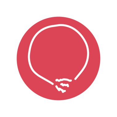 Rose hip fruit color line icon. Organic detox food.