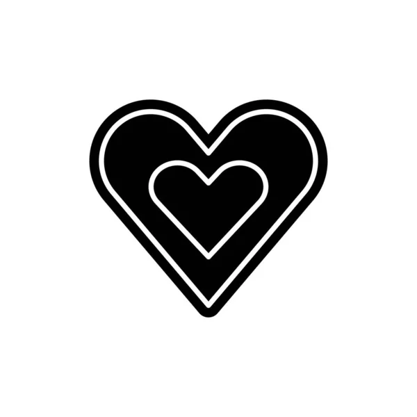 Hearts Slot Color Line Icon Gambling Casino — Image vectorielle