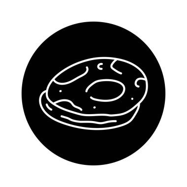 Kombucha homemade tea color line icon. 