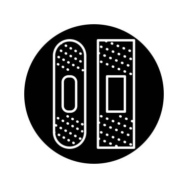 Adhesive bandages  color line icon.