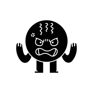 Land degradation color line icon. Ecology