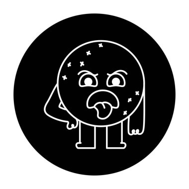 Water pollution color line icon. Ecology