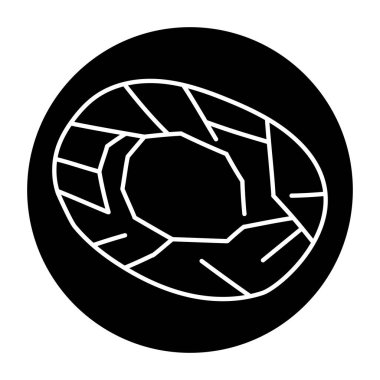 Alexandrite color line icon. Precious stones. 