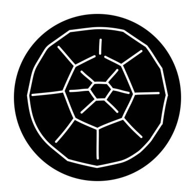 Ruby color line icon. Precious stones. 