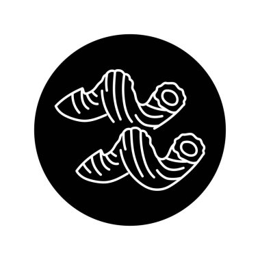 Celentani pasta color line icon. Italian food. 