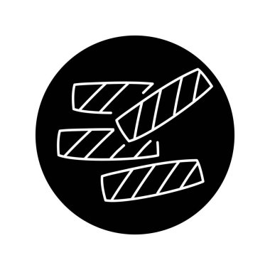 Tortilloni pasta color line icon. Italian food. 