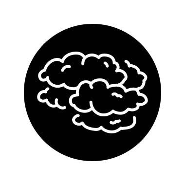 Cloud black line icon. Atmospheric phenomenon. 