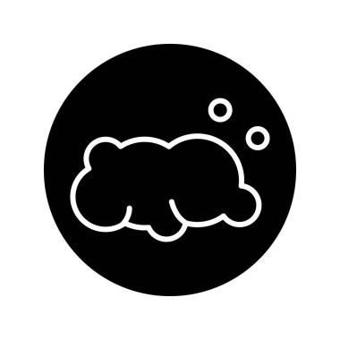 Cloud black line icon. Atmospheric phenomenon. 