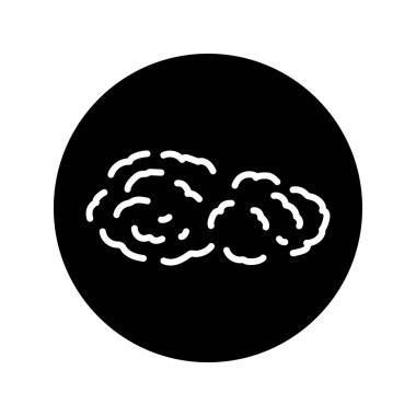 Cloud black line icon. Atmospheric phenomenon. 