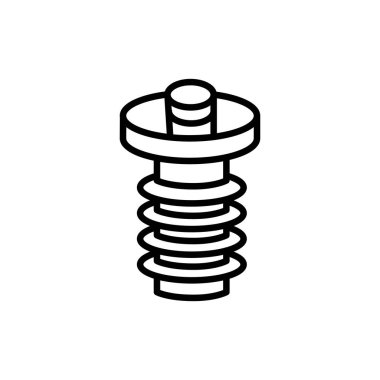 Gunn diode siyah çizgi simgesi. Web sayfası için resim grafiği
