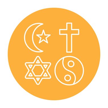 Çok ırklı eşitlik renk çizgisi simgesi. Çeşitli insan grupları.