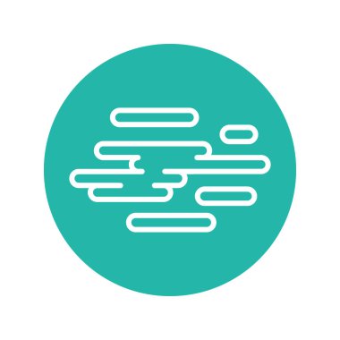 Cloud black line icon. Atmospheric phenomenon. 