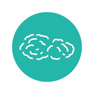 Cloud black line icon. Atmospheric phenomenon. 